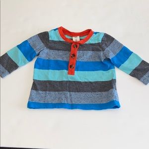 🌸 2/$10🌸Multi-Colored Striped Long Sleeve Henley